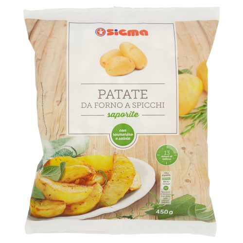 Sigma Patate da Forno a Spicchi saporite 450 g
